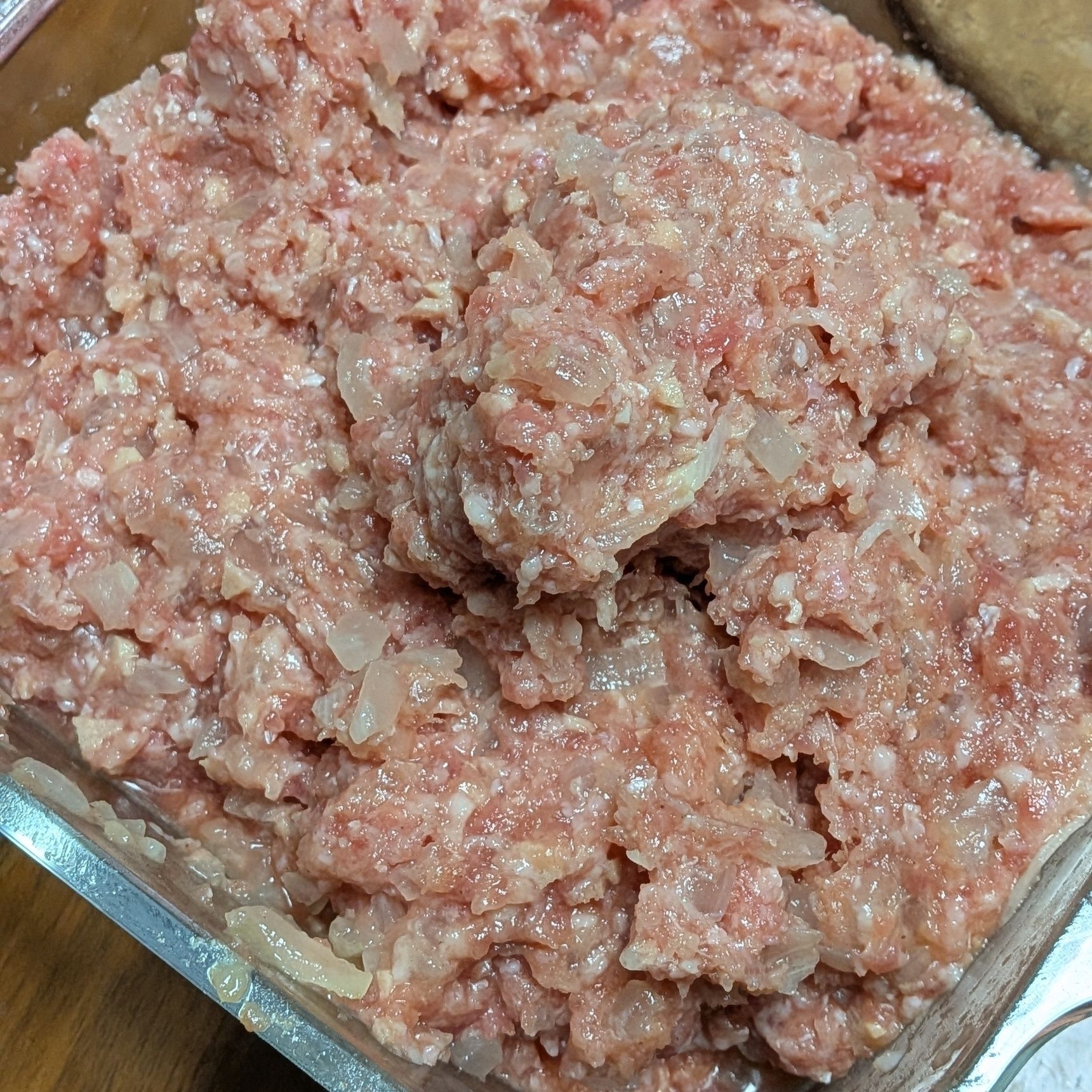 2. 取り出し●を混ぜ合わせる。