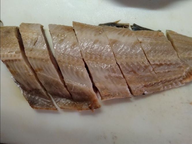 ほっけを切る