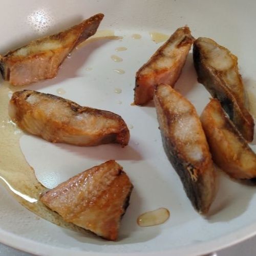 揚げ焼きする