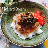 ピリ辛な辛子高菜と組み合わせたら最高。お家で作れる辛子高菜牛丼
