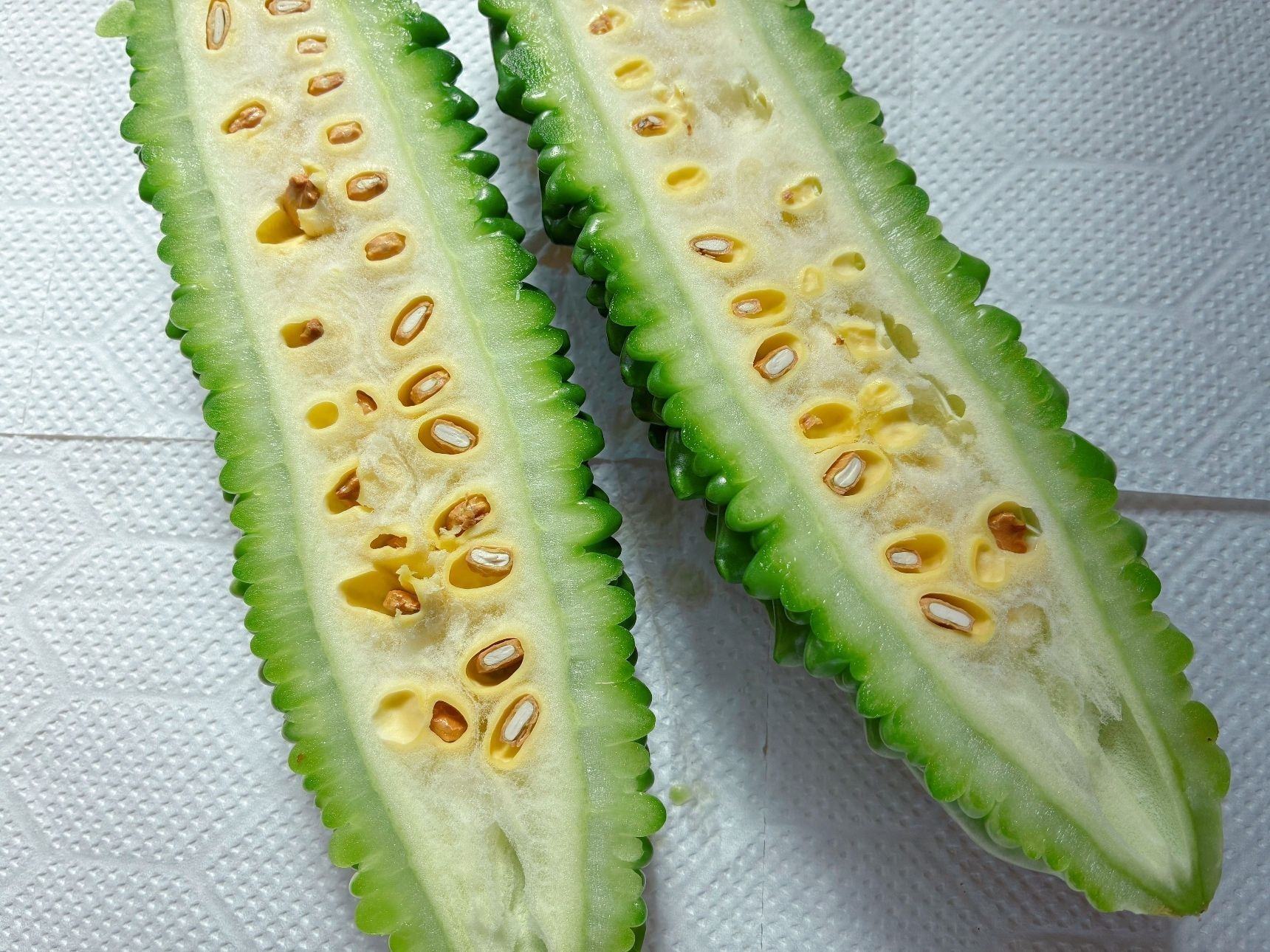 縦半分にカットしました