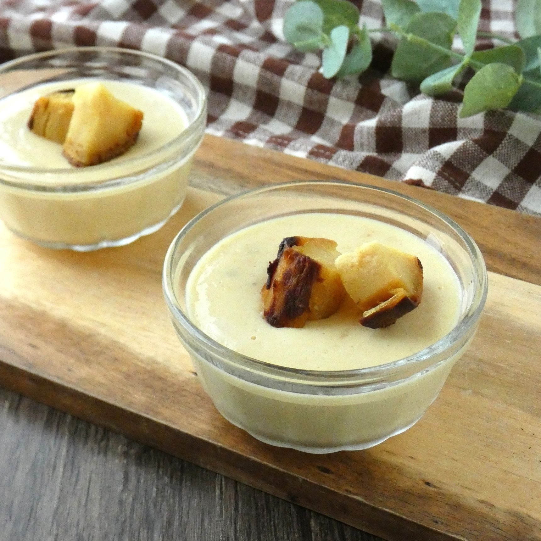レンジで簡単！「焼きいものヨーグルトムース」