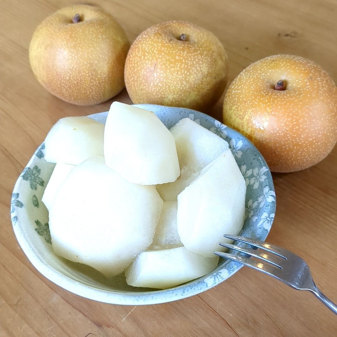 甘くてみずみずしい！！いわきの幸水、是非食べてみて！