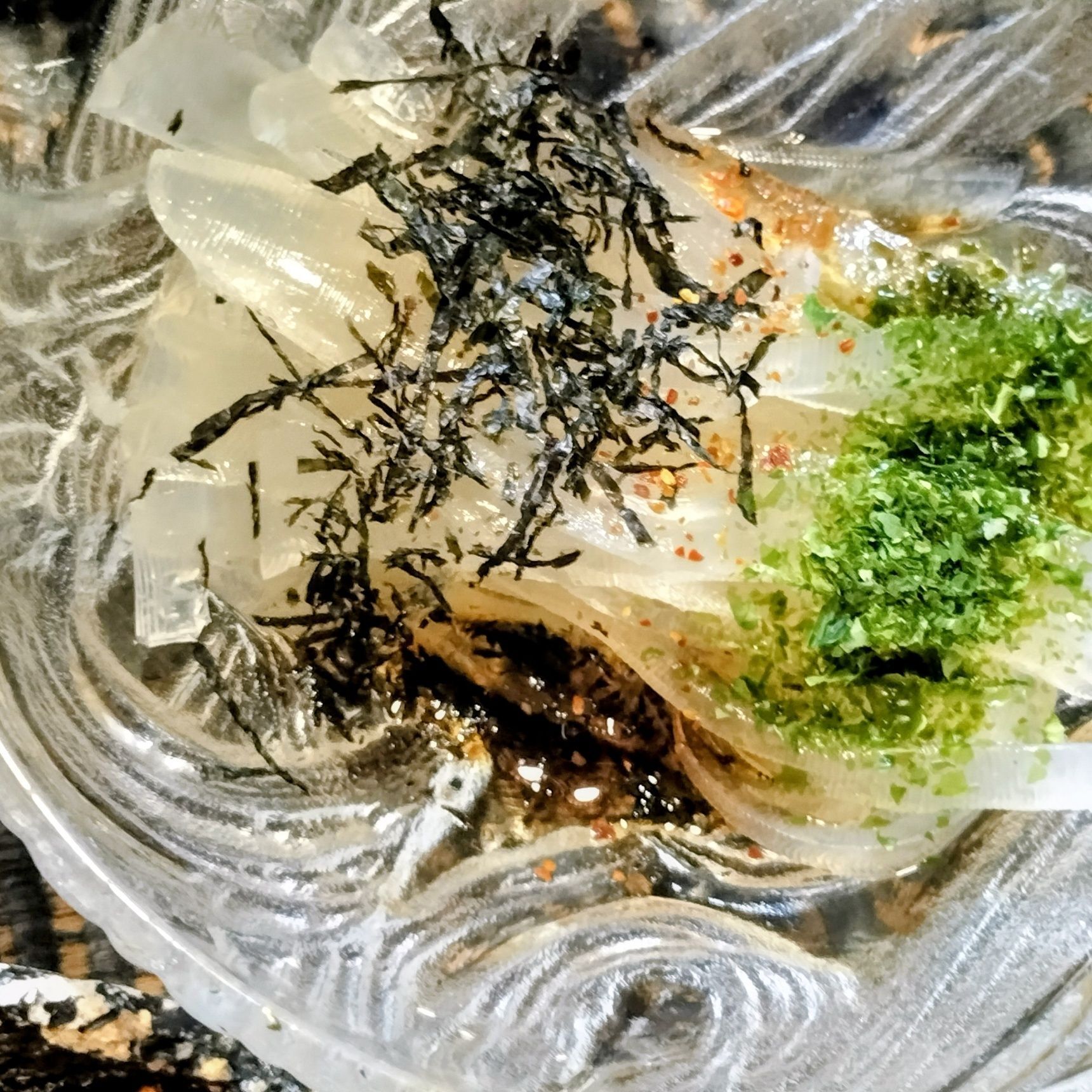 酢醤油にだしの効いたコレを加えて絶品！ところてんのタレ！ぷるんとむちむち、ところてん！天草ところてん