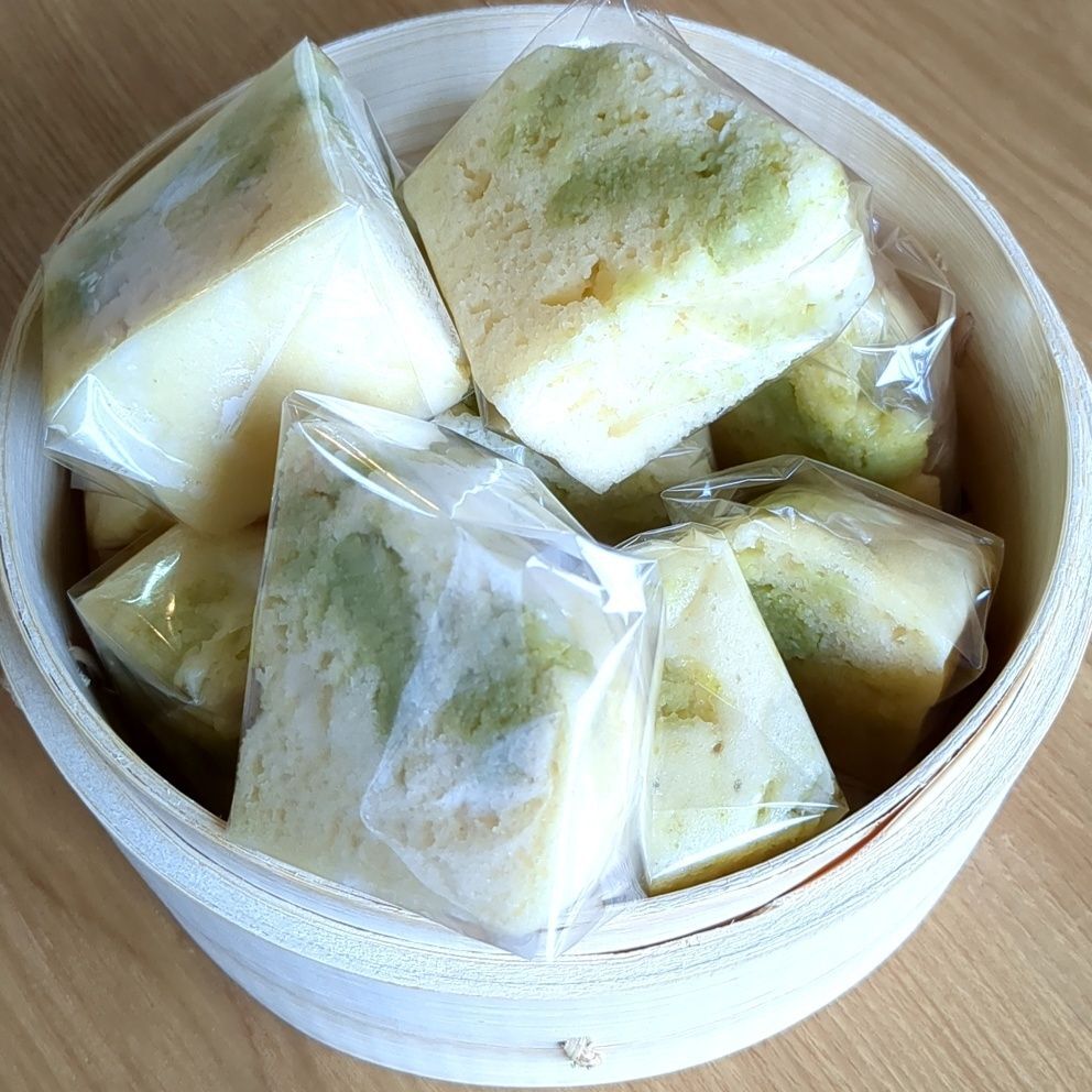 作り置きの野菜餡を使って、30分でできる米粉の蒸しパン！