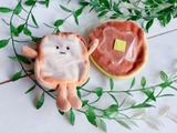 【セリア】可愛すぎる食パンとパンケーキのファスナーポーチ