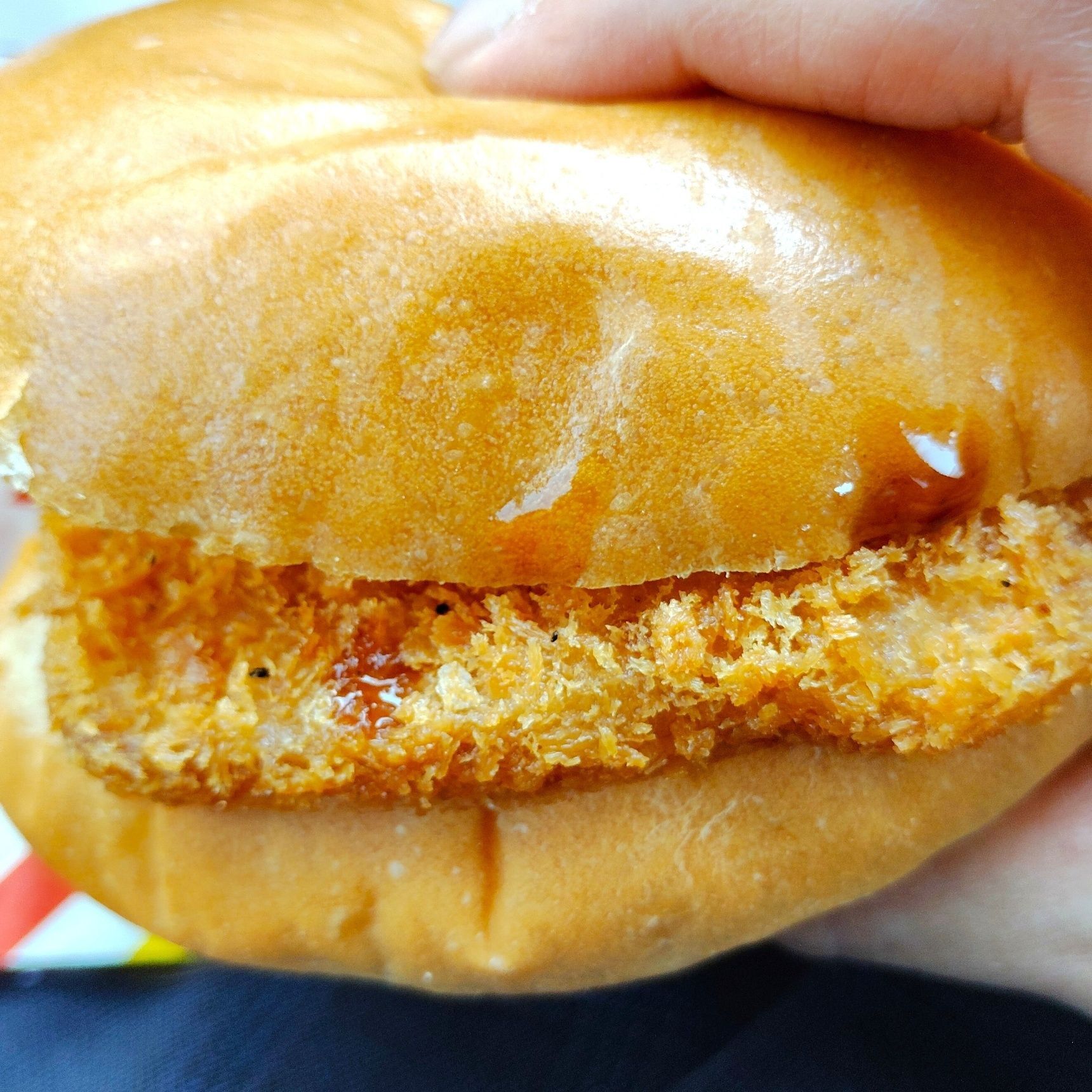 えびカツタルタルバーガーの完成です(^^)
