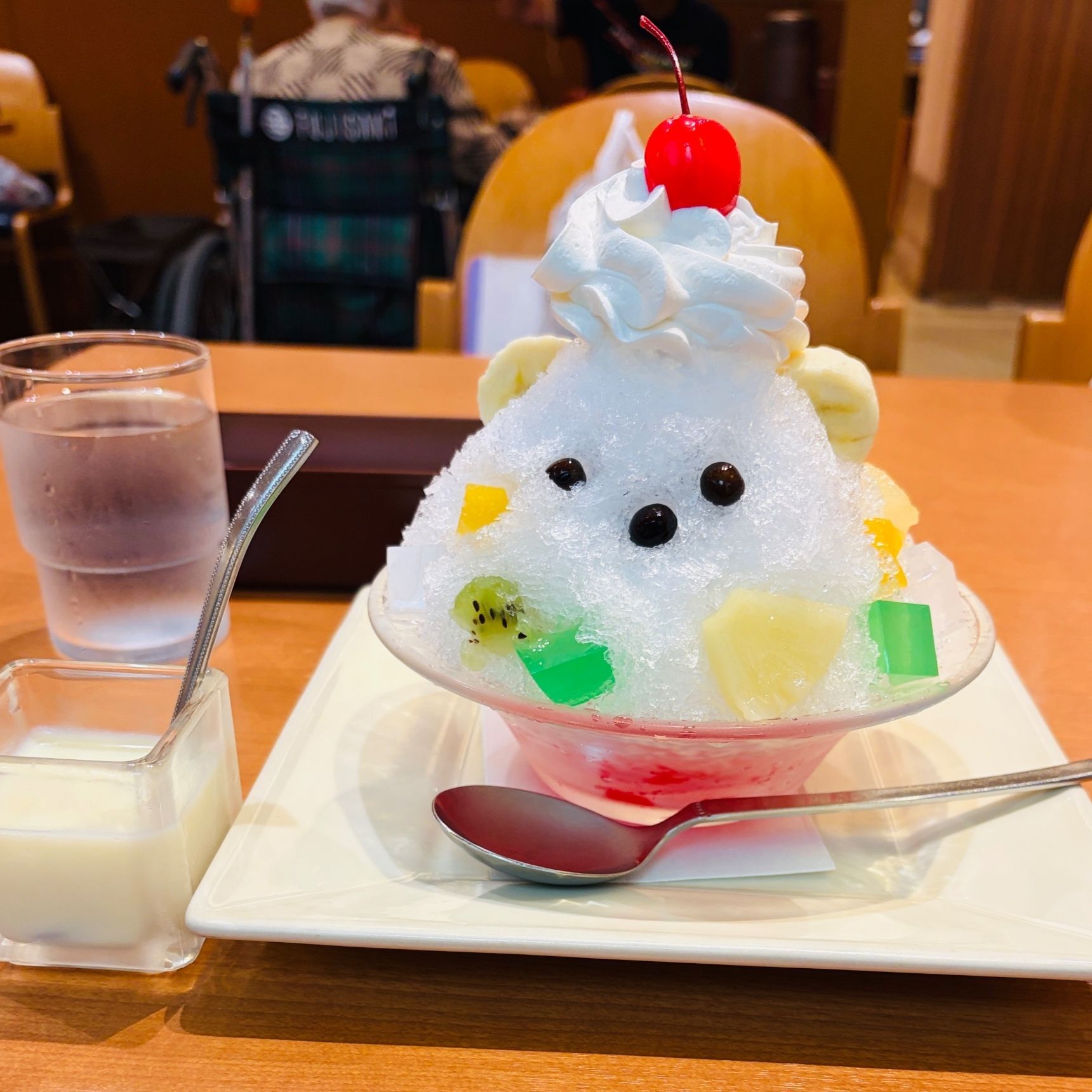 九州物産展のお楽しみ「しろくまかき氷」