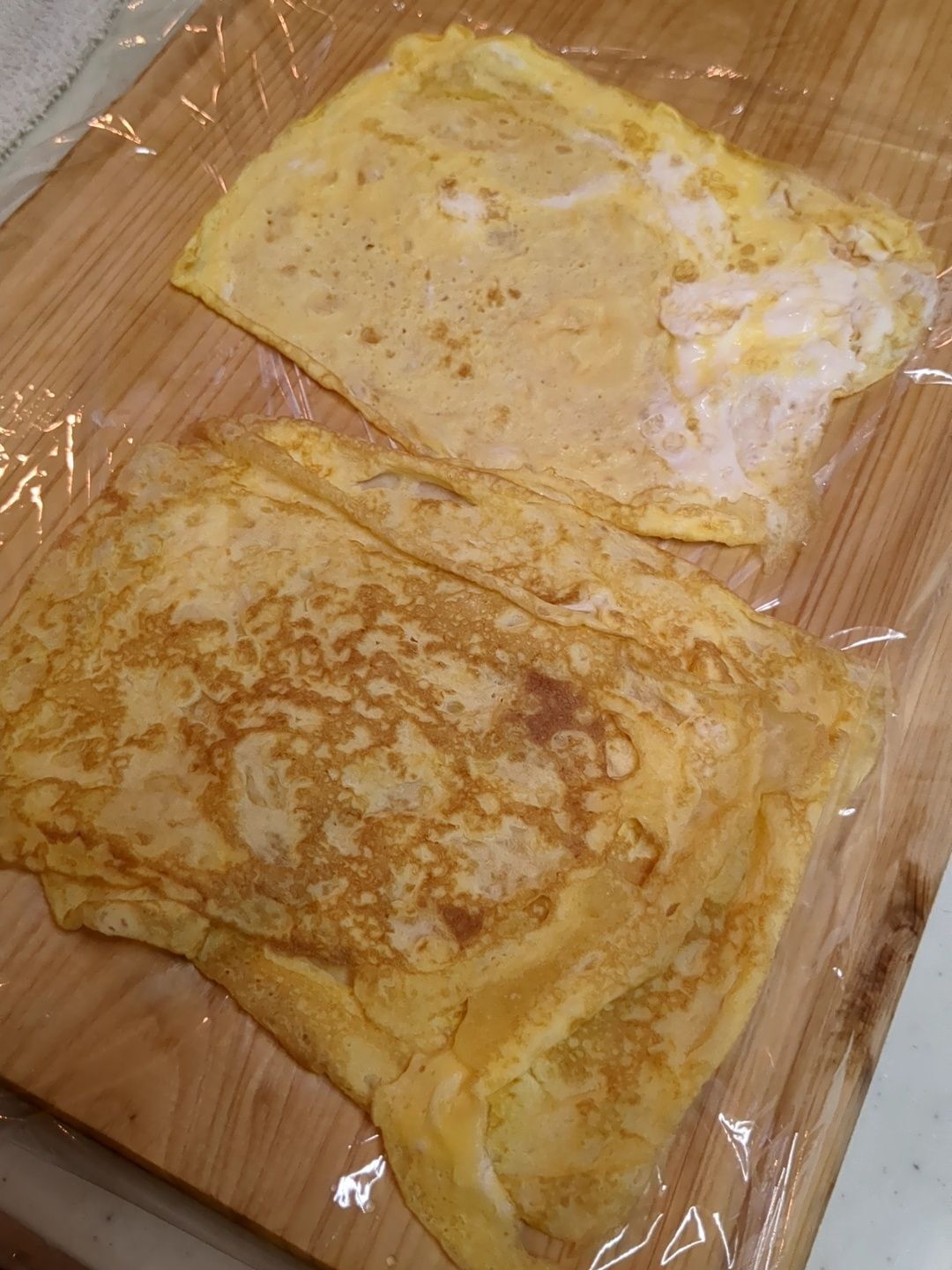 薄焼き卵を焼きます！