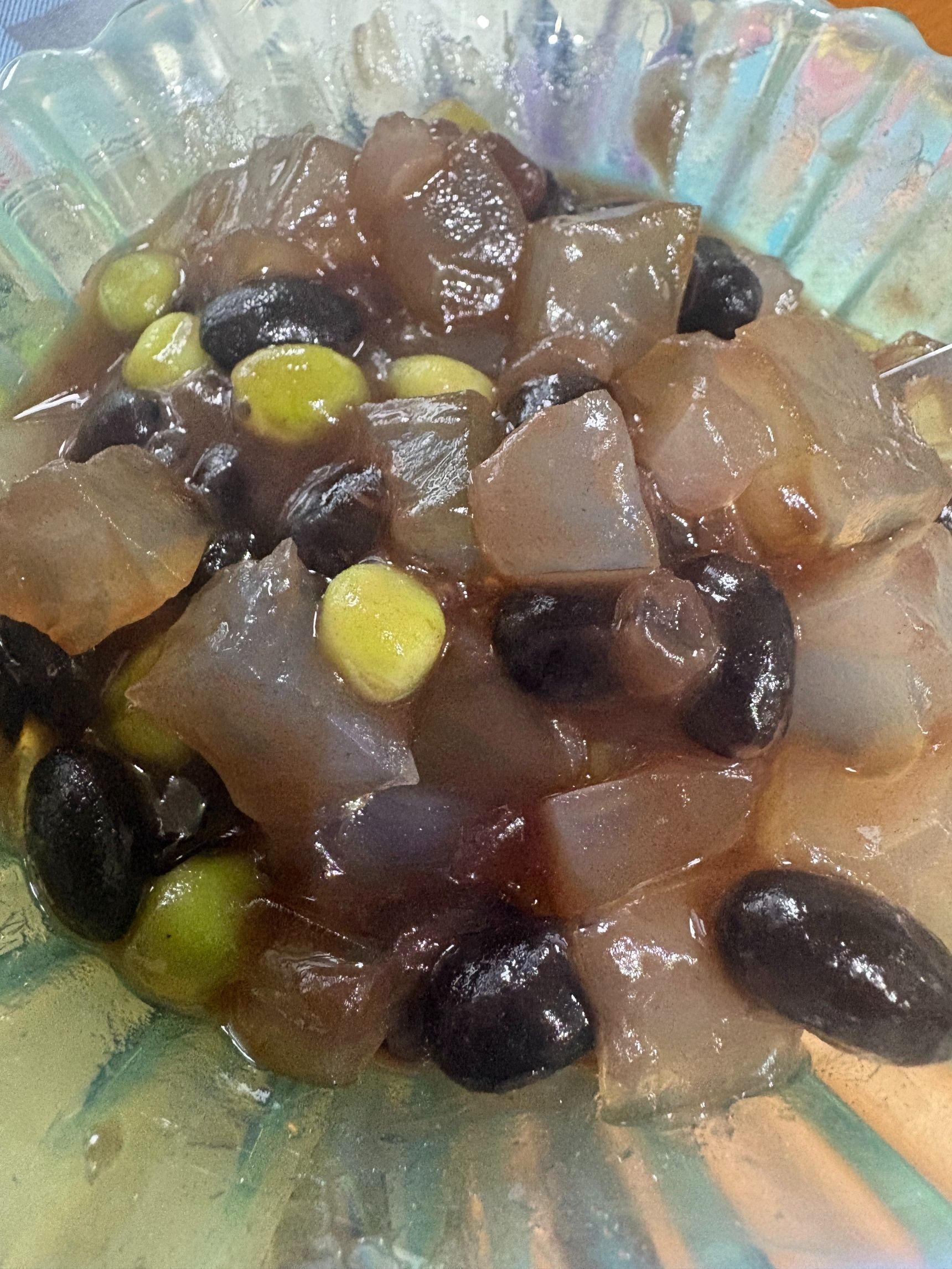 黒豆と青えんどう豆は正解でした！