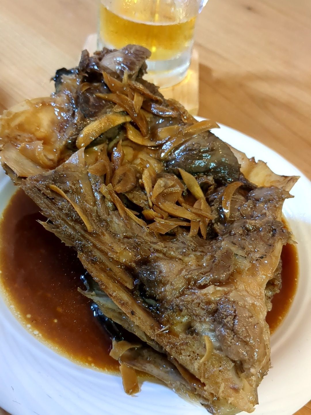 残りは煮付けに！