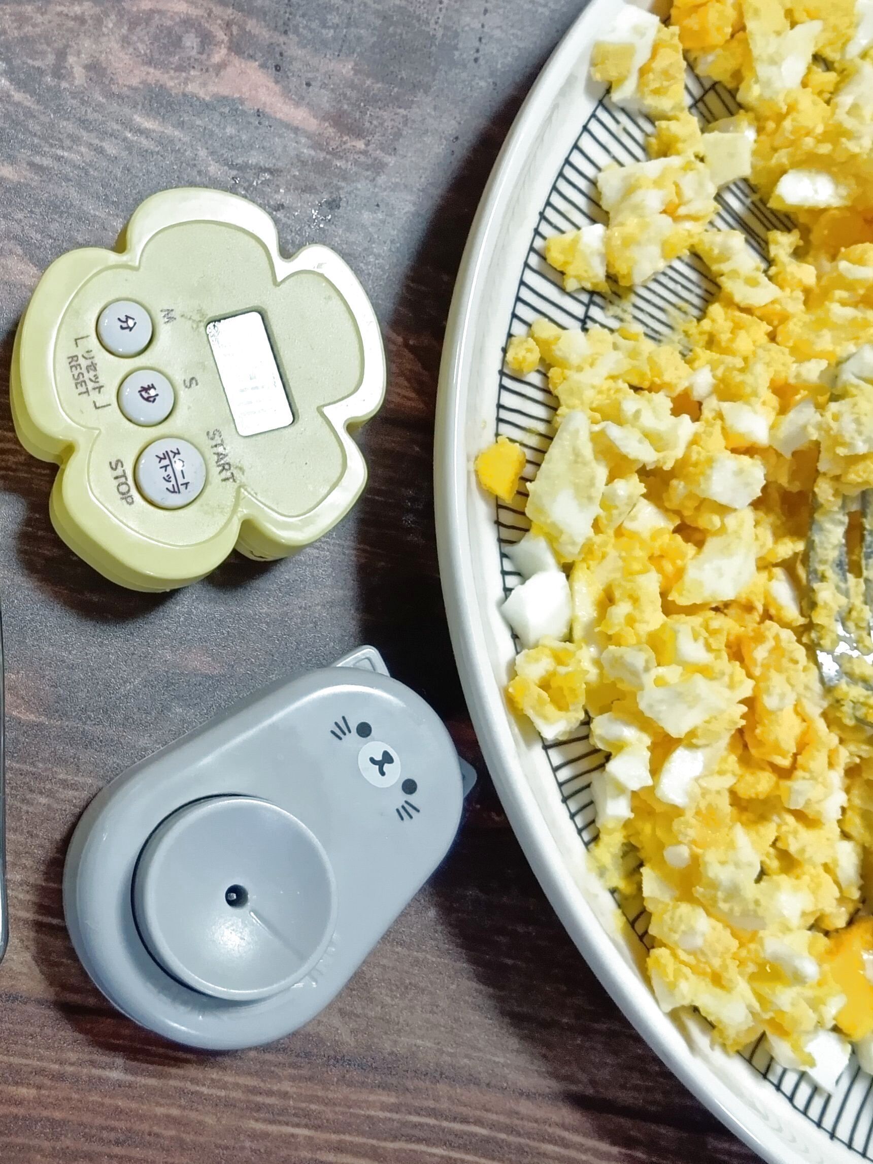2つ目はね、キッチンタイマー！
