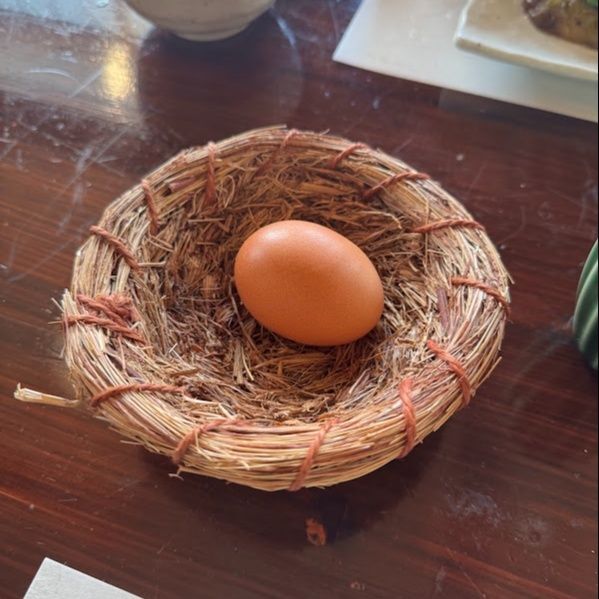 平飼い有精卵のTKG