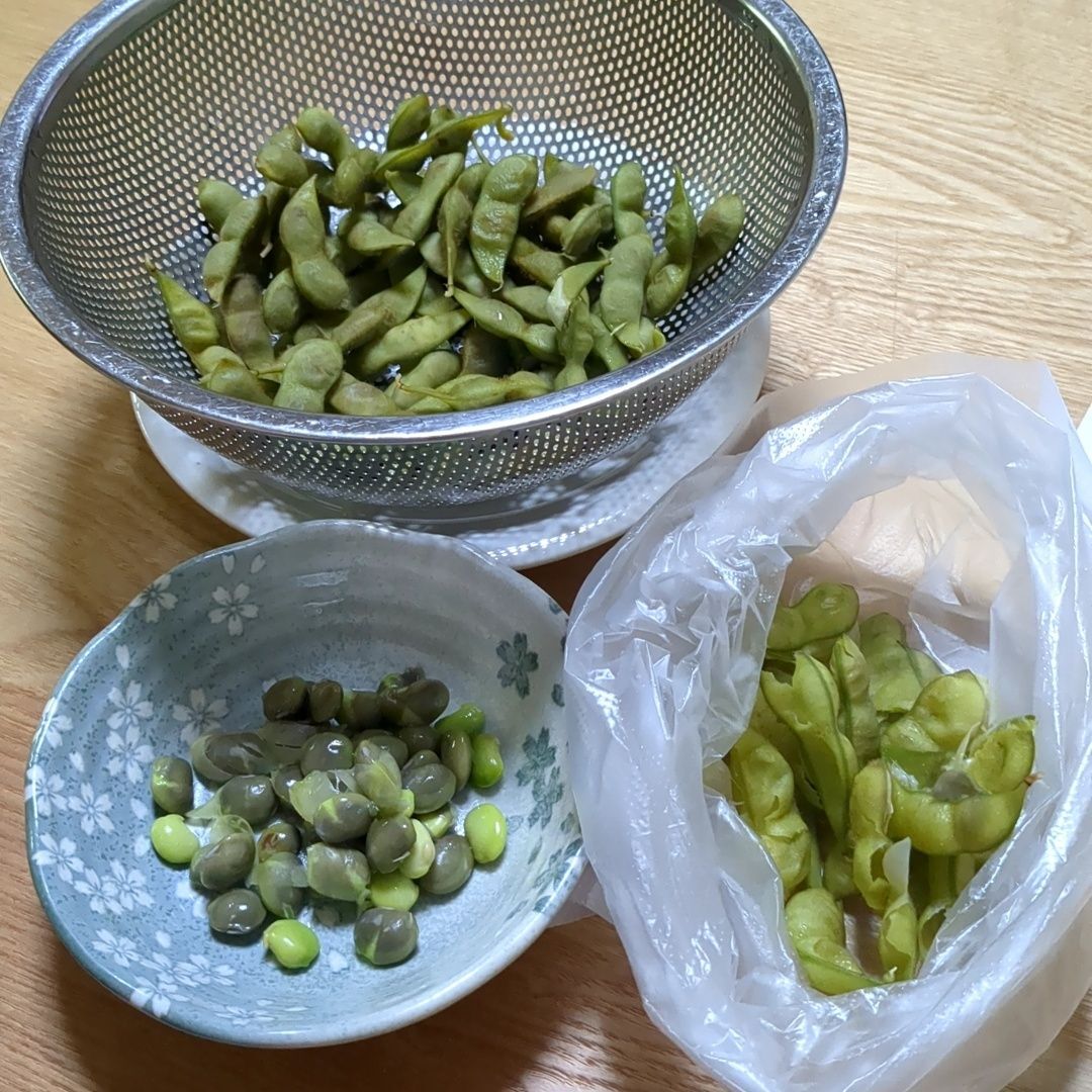 だだちゃ豆を茹でます！