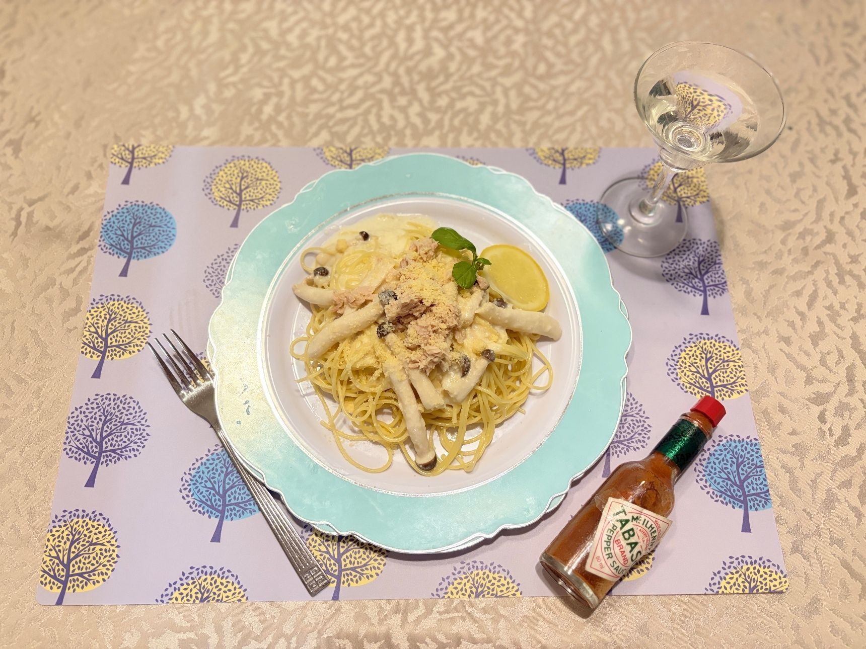 ツナクリームパスタ