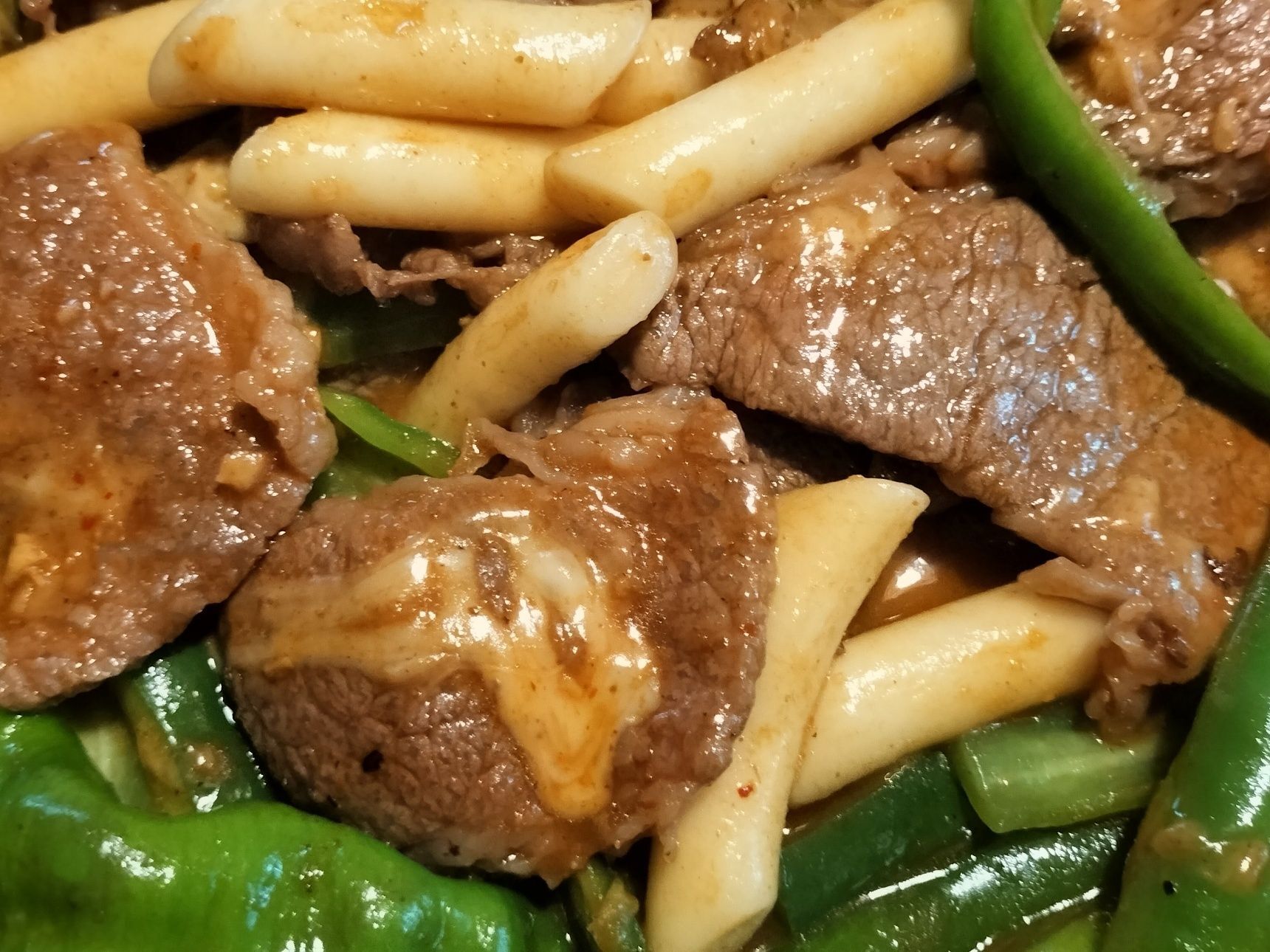 1/10品　もちもちトッポギ餅レシピ！コク旨！牛肉トッポギ！