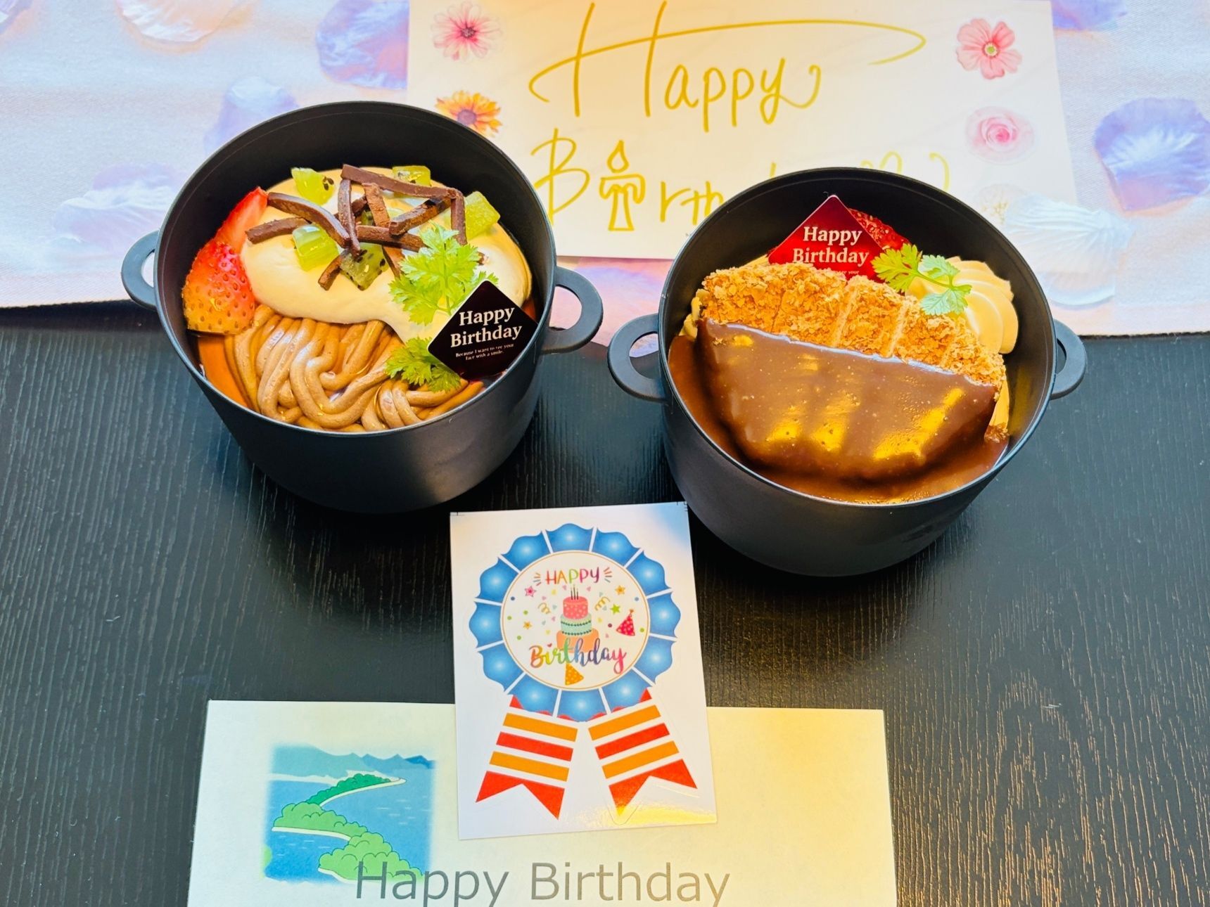 旅先で見つけた丼風スイーツ