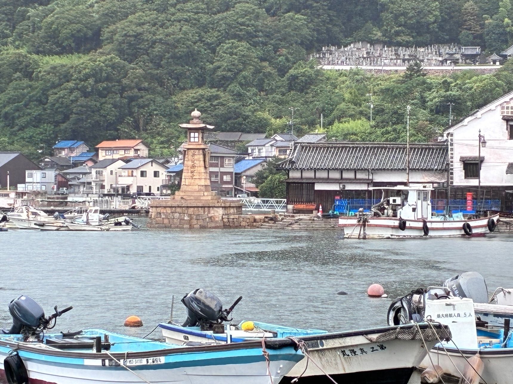駐車場付近から見える風景