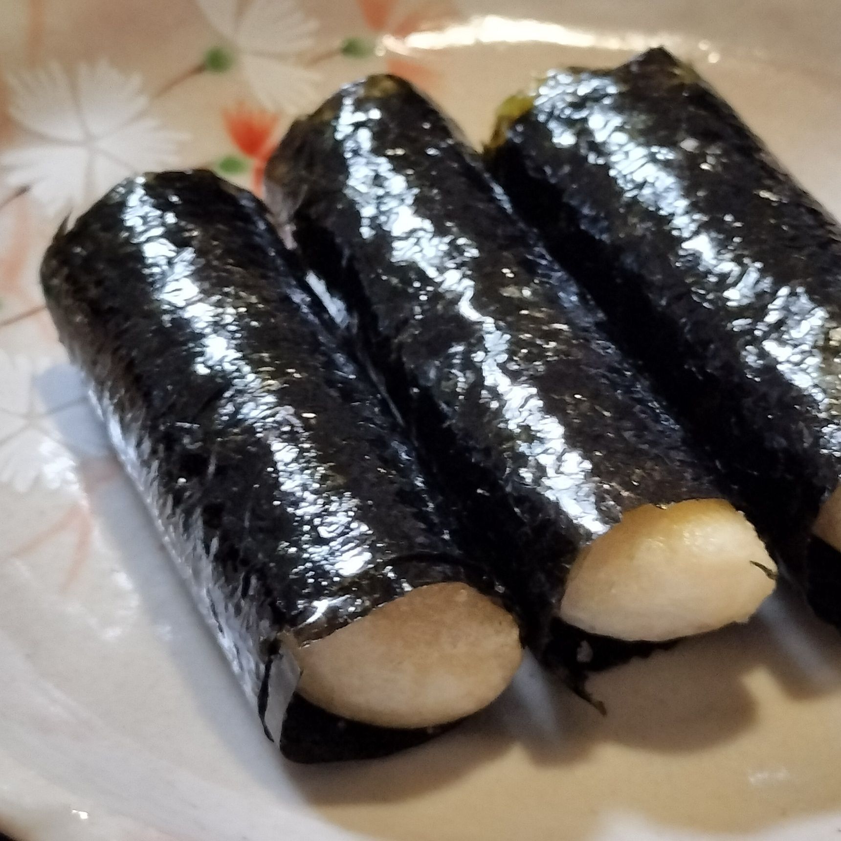5/10品　もちもちトッポギ餅レシピ！国産焼き海苔で塩味の韓国風品川巻き！韓国風のり塩せんべい！
