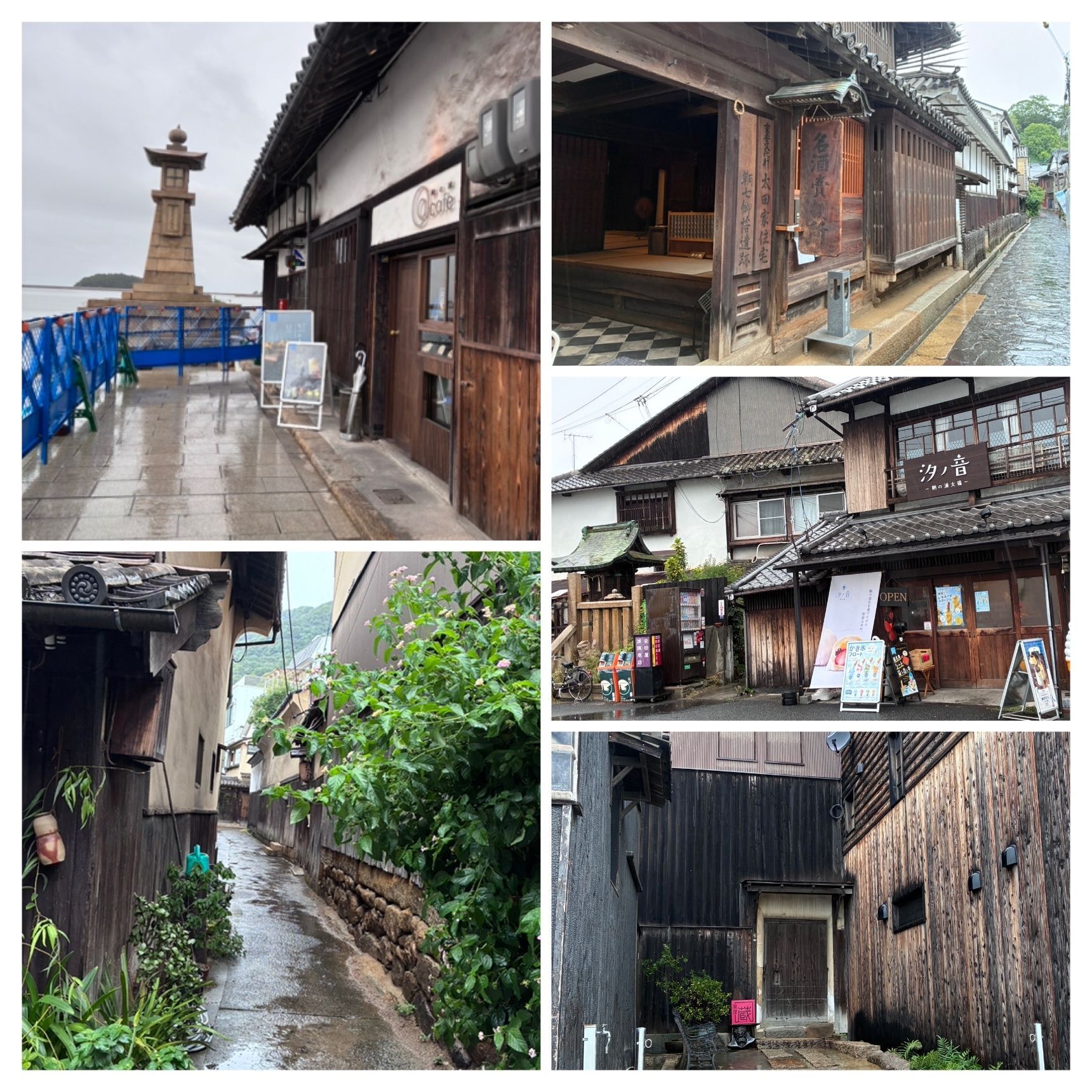 細道のその先に常夜燈