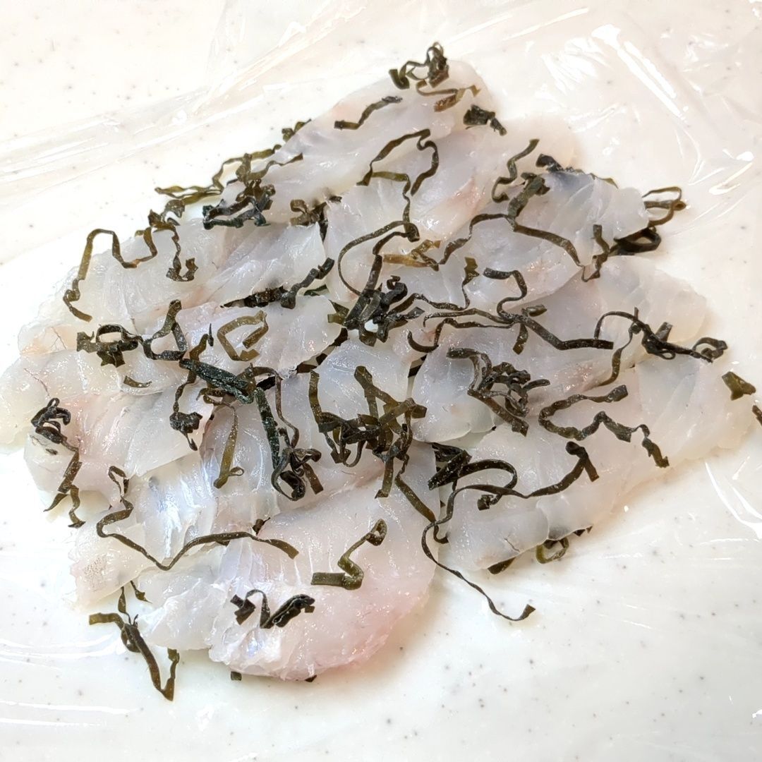 昆布締めを作ります！