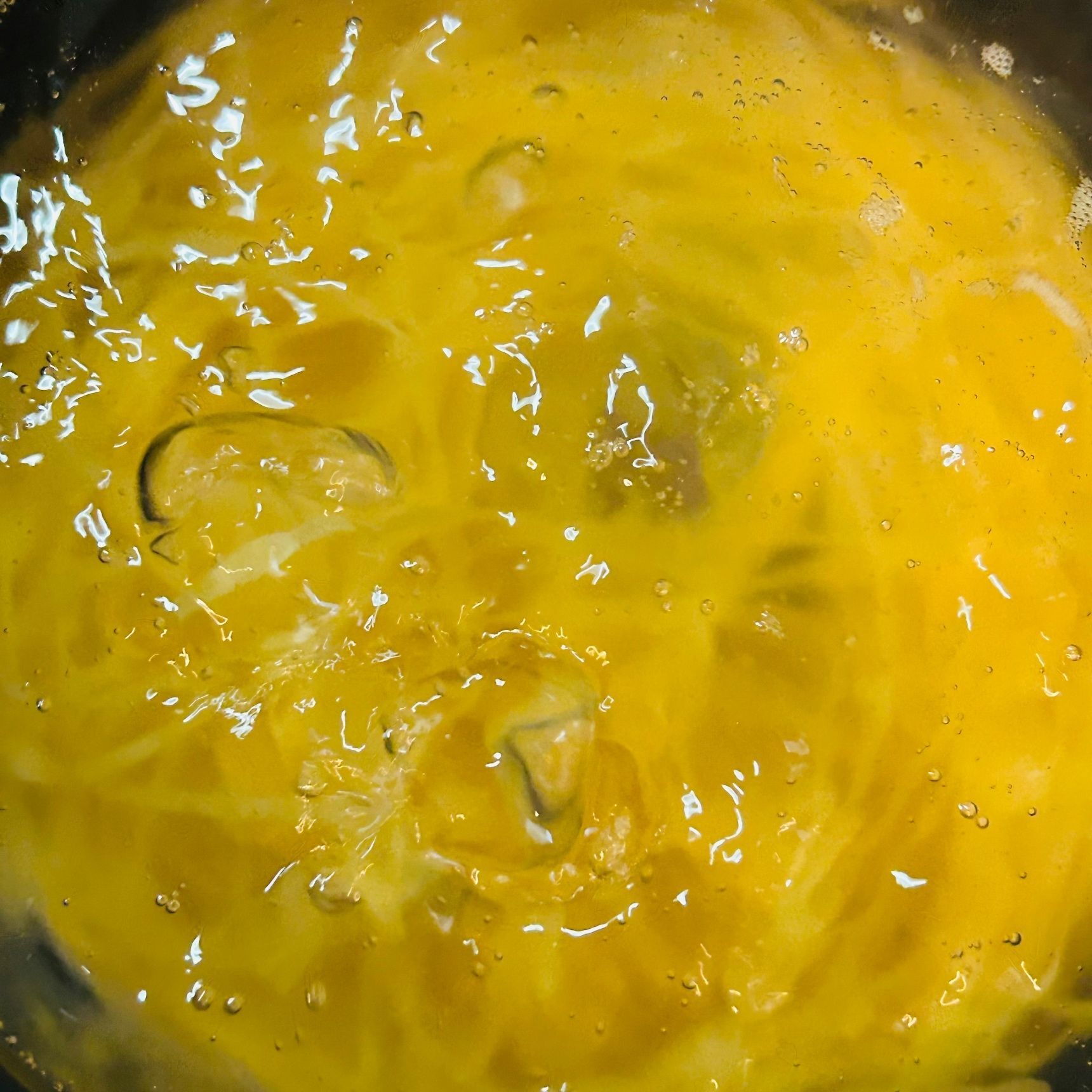 ④スパゲティを茹でます