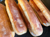 挟んでからフライパンでカリカリに焼くホットドック！