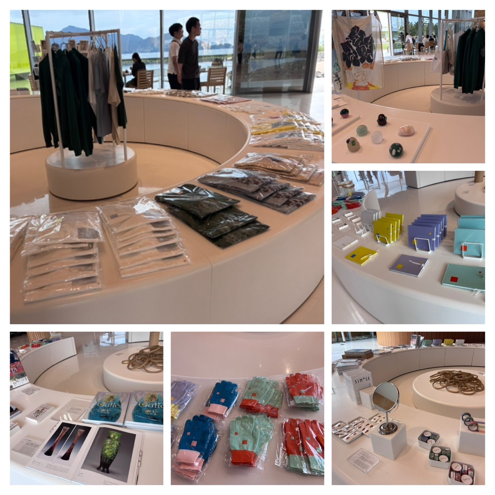 玄関ホールの向こうが美術館の入り口