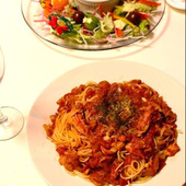 カニのトマトソースパスタ風【カニなのにコスパ！】