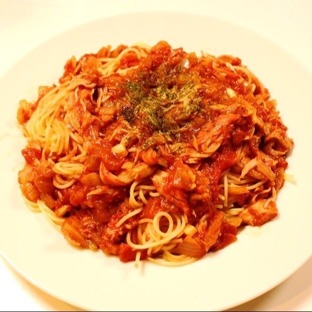 パスタを茹でてあえる