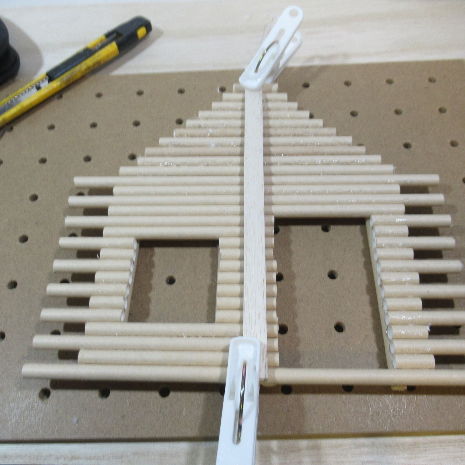 壁材の製作状況。