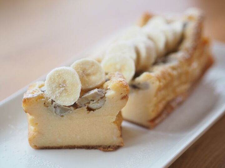 こんなの反則級♡ホケミで超簡単に作れちゃう『バナナケーキ』が最高すぎた!