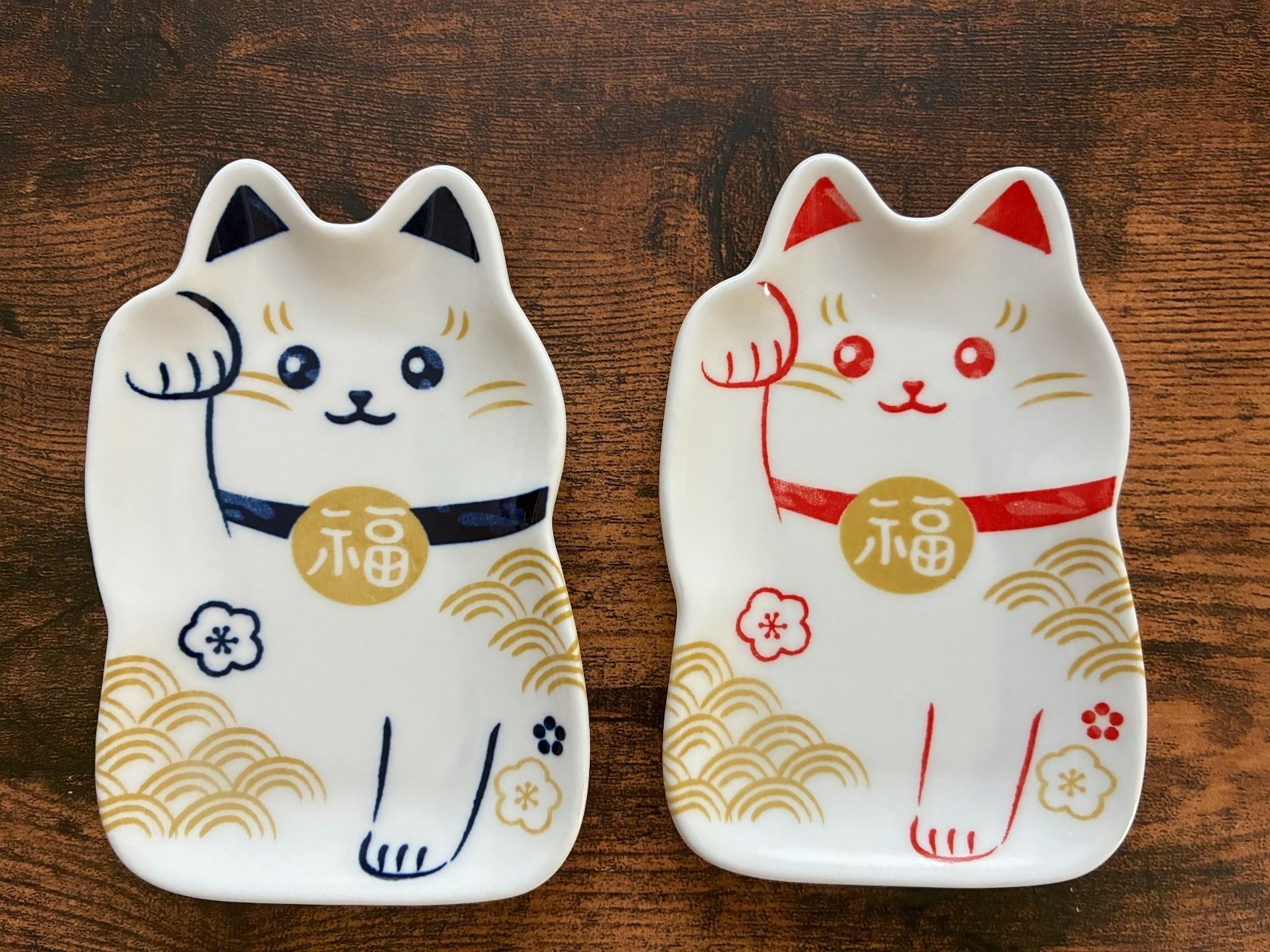 【セリア】招き猫の可愛いお皿と目が合ってしまいました！