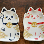 【セリア】招き猫の可愛いお皿と目が合ってしまいました！