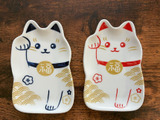 【セリア】招き猫の可愛いお皿と目が合ってしまいました！