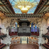 【世界遺産・カタルーニャ音楽堂】ガウディの師が設計した音楽堂が美しすぎる！