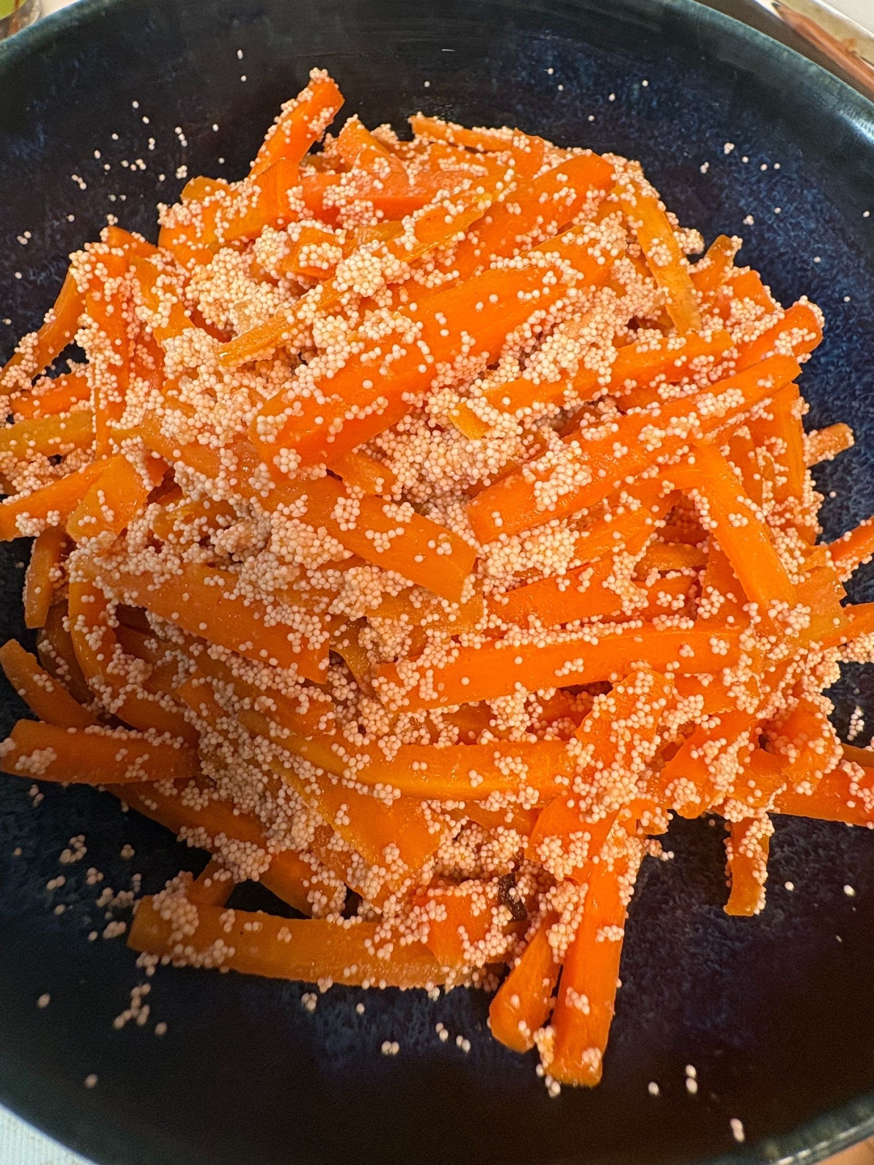 人参嫌いな人が丼一杯食べてしまう明太子炒め！