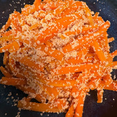 人参嫌いな人が丼一杯食べてしまう明太子炒め！