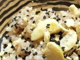 即席！5分！もちもち栗ごはん！ひと味違う、せいろ蒸しのホクホク栗使用！