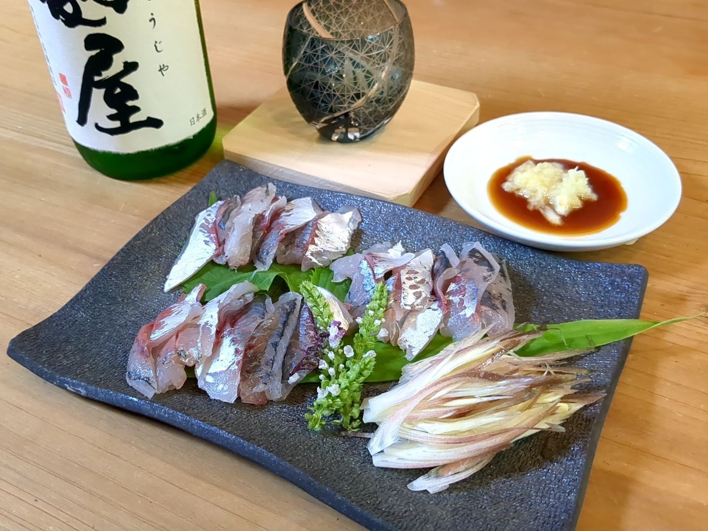 8. お刺身は夫が作ってくれました！