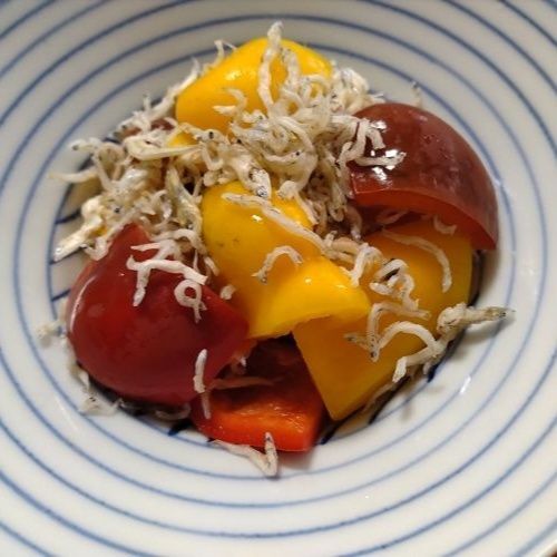 4. ちりめんじゃこを混ぜて完成