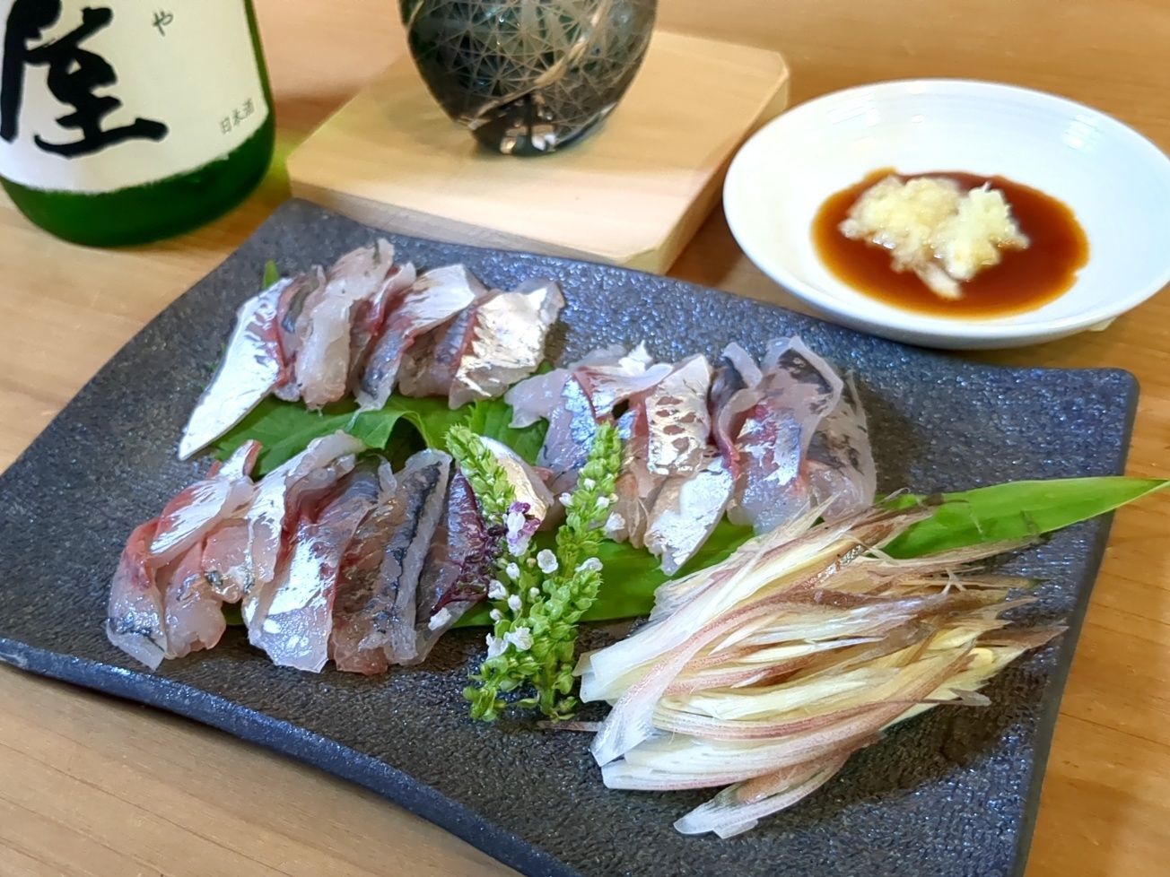釣ったアジをお刺身でしみじみ味わうシルバーウィークの過ごし方