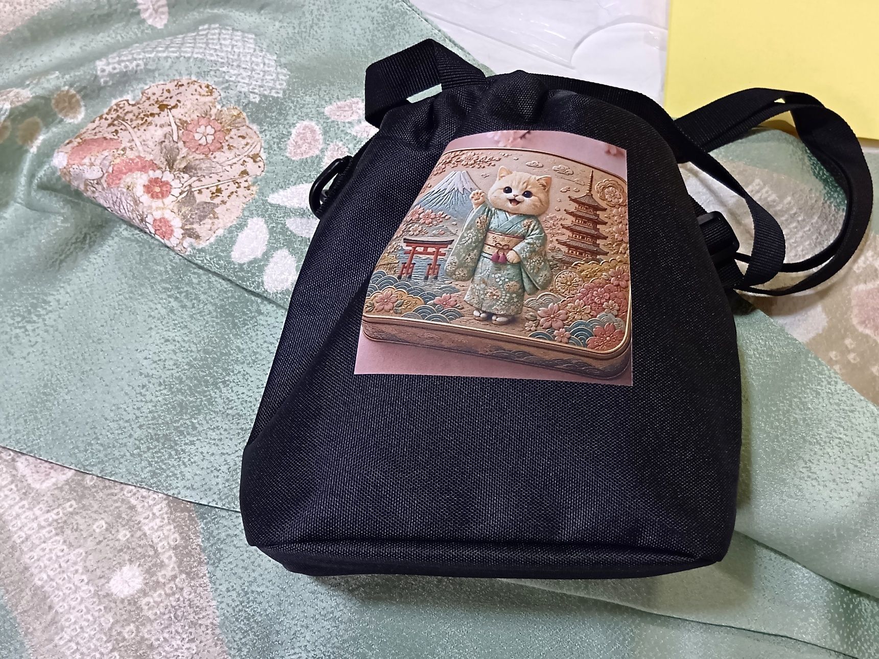 思い出の着物が、バッグとして生まれ変わりました