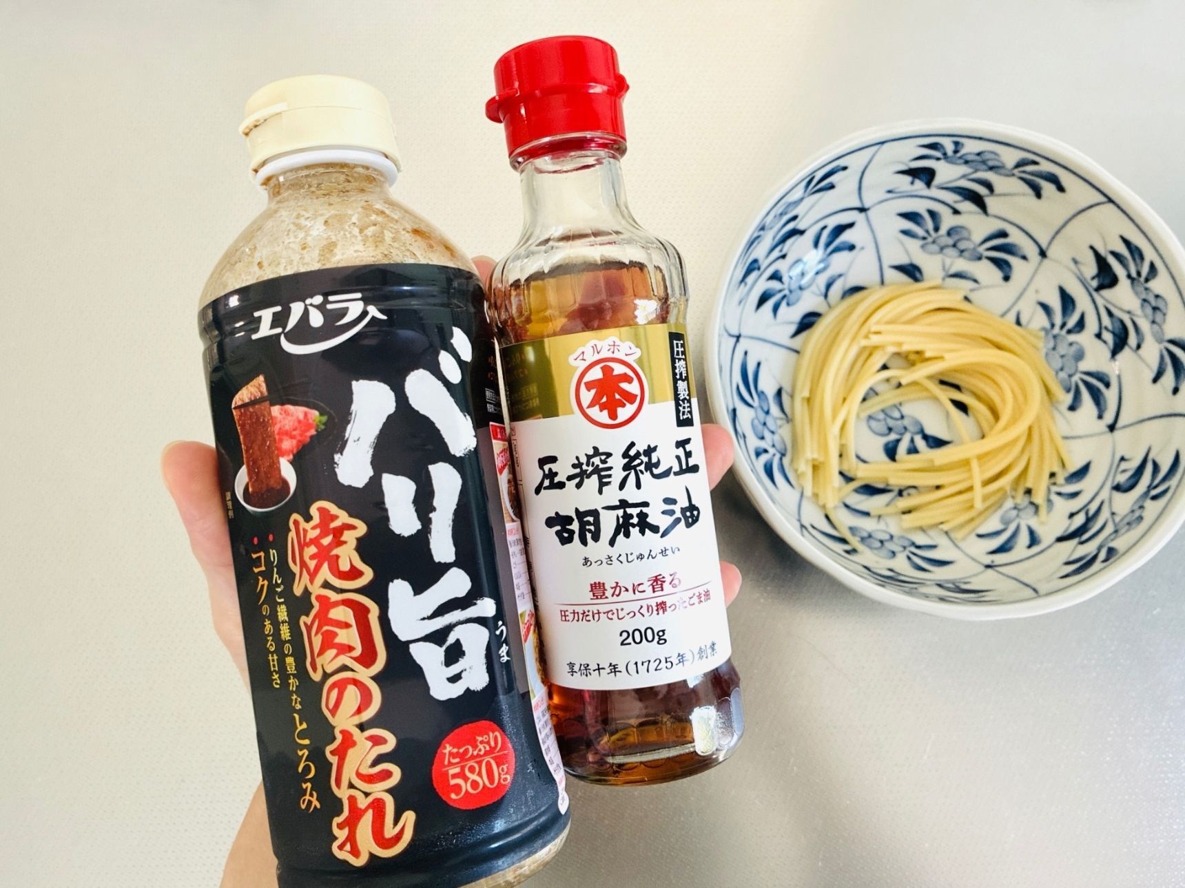 ごま油×焼肉のタレで作ってみます！