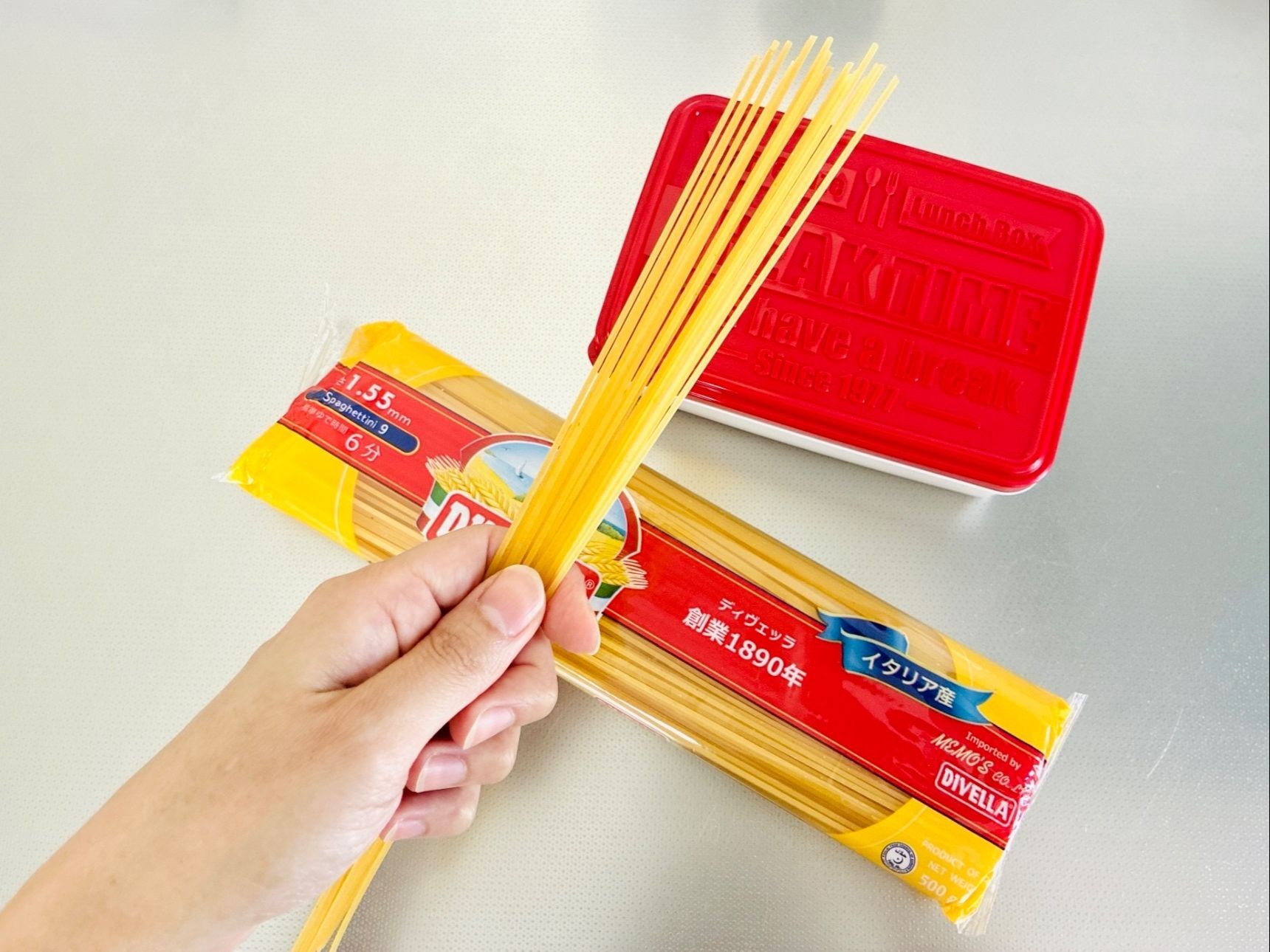 スパゲッティは20本がベスト！100回以上作った【お弁当用パスタ】の作り方