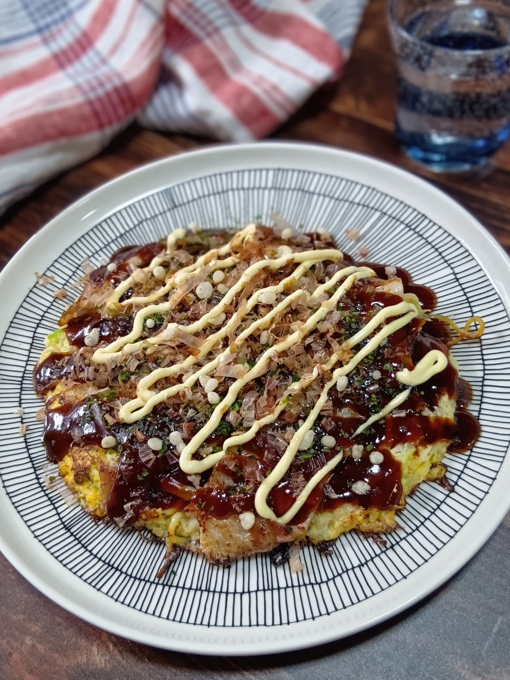 節約レシピ！冷凍したスパゲティーdeモダン焼き風！お好み焼きスパゲティー