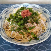 身体にやさしい釜揚げちりめんパスタ