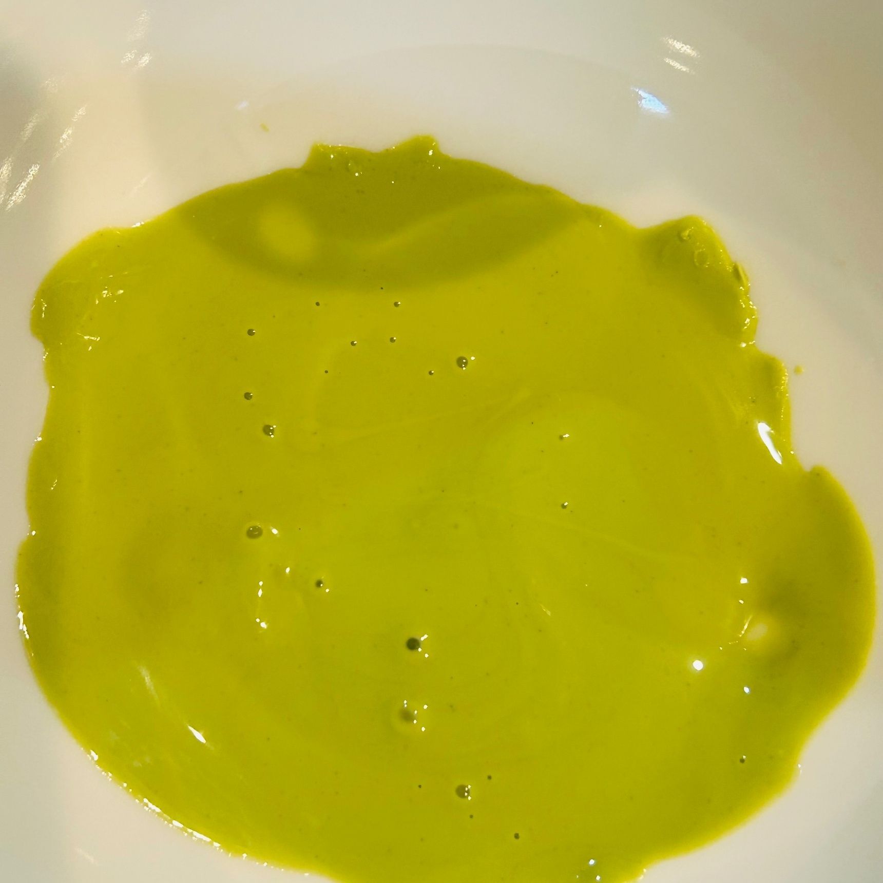 ⑦抹茶チョコレートを溶かします