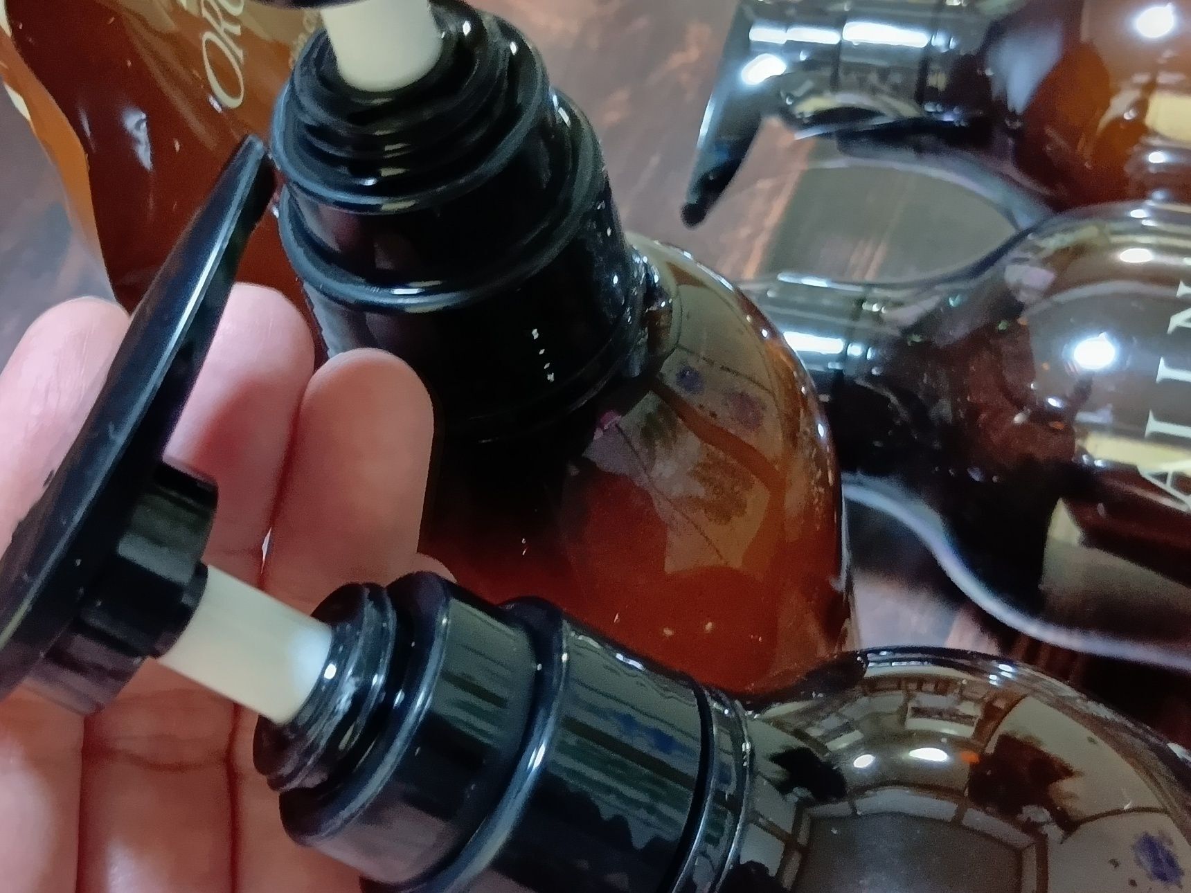 私は茶色のボトルの『スムース』が好き！とっても泡立ちが良いんですよ！