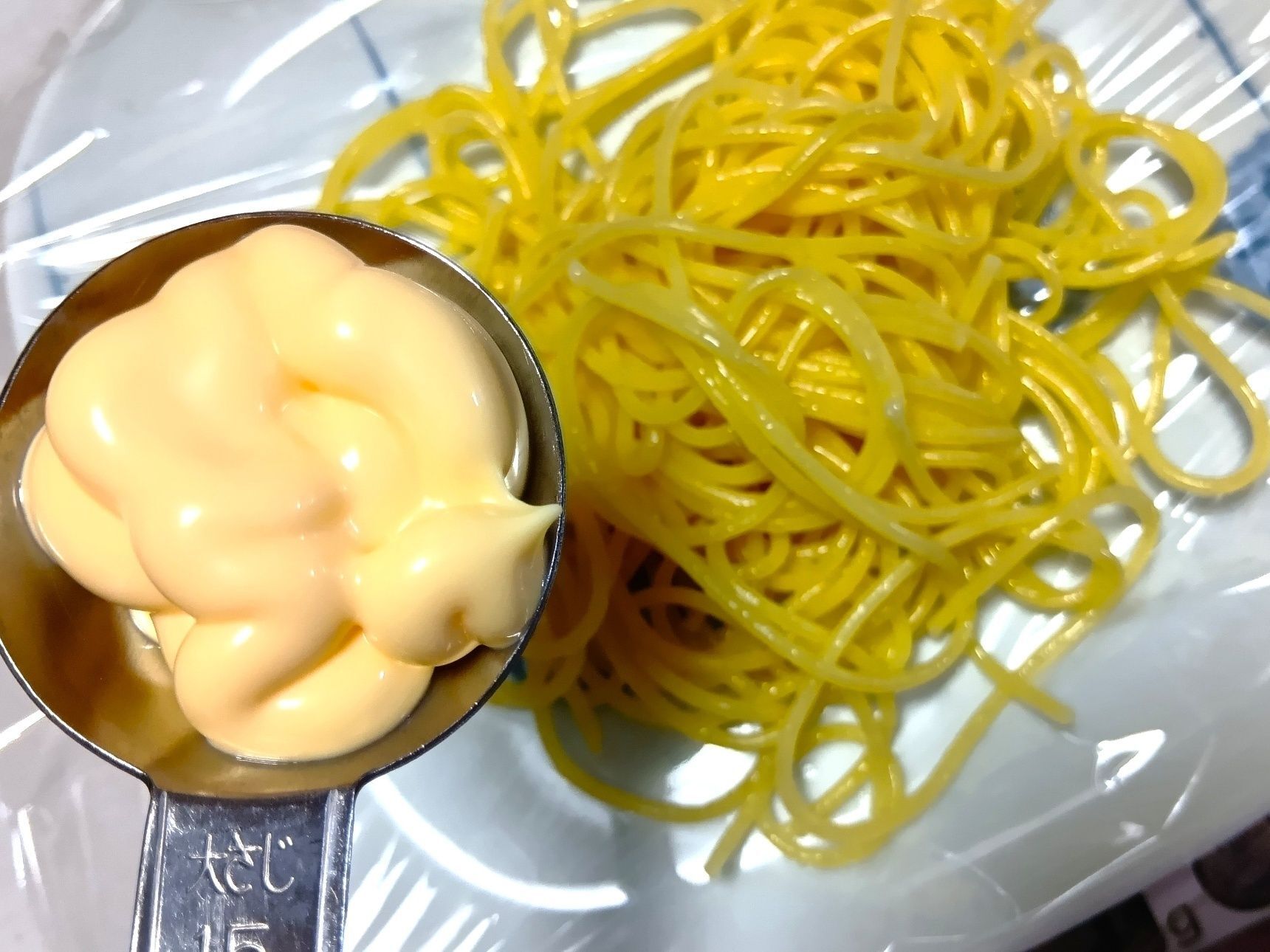 3. マヨネーズパスタを作る
